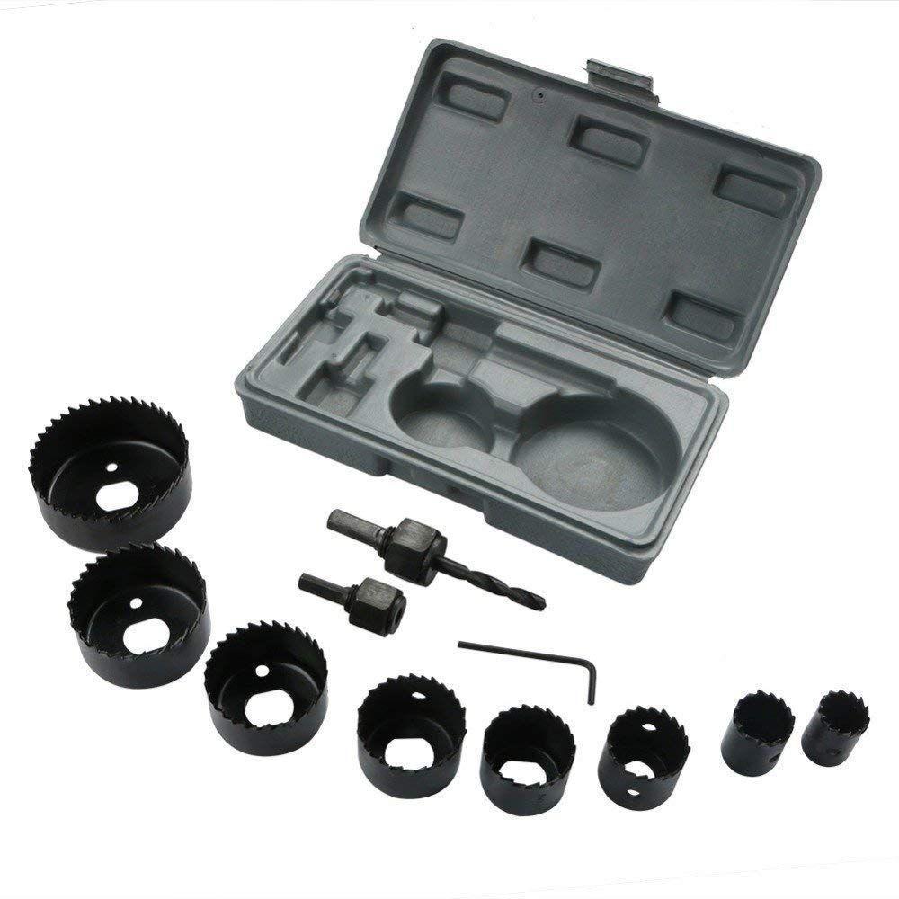 0415 -12 pcs 19-64mm Hole Saw Kit - SkyShopy 0415 -12 pcs 19-64mm Hole Saw Kit - SkyShopy